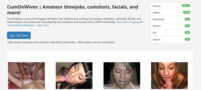 Most popular porn website providing awesome facial material