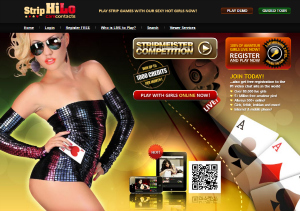 Fine adult website for online strip tease games.
