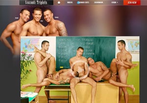 Top rated gay pay porn site with threesome videos.