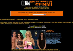 Top rated pay porn site with CFNM content.