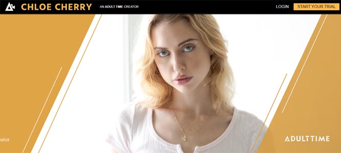 Great blonde pornstar site for Chloe Cherry fans